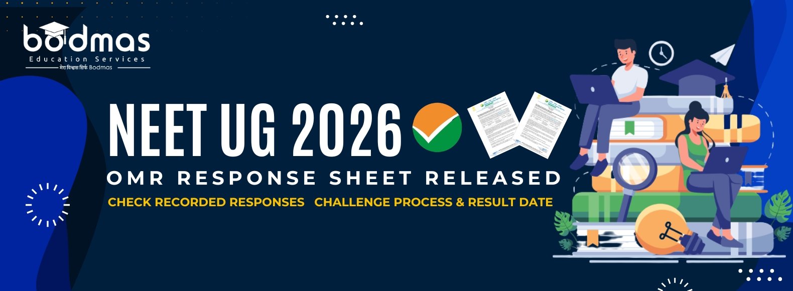 NEET UG 2026 OMR Response Sheet Released: OMR Challenge Open Till 15 July, Result Expected Soon